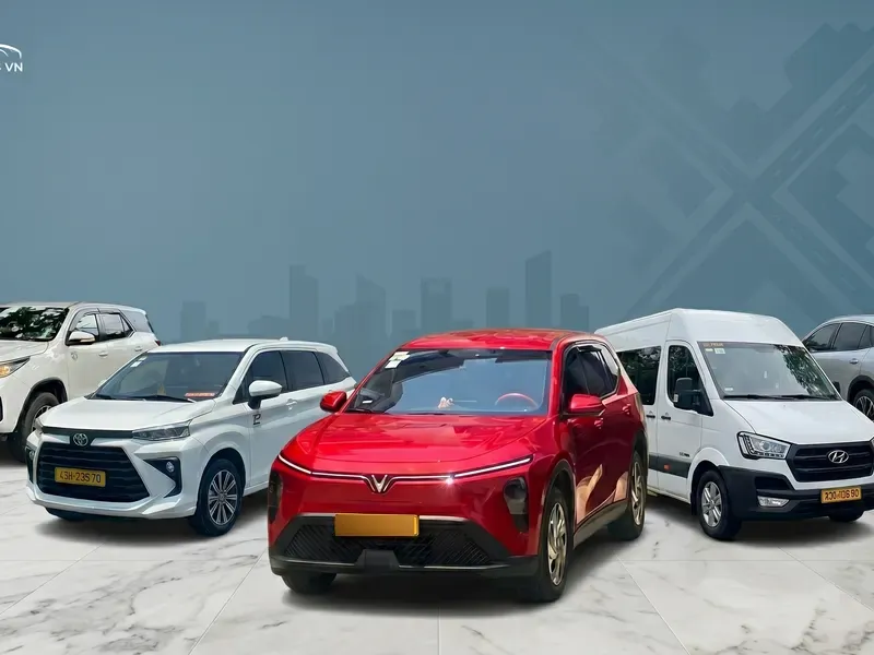 Đội xe Faifo Express — Toyota Fortuner, VinFast VF8, Hyundai Solati phục vụ tuyến Đà Nẵng Hội An